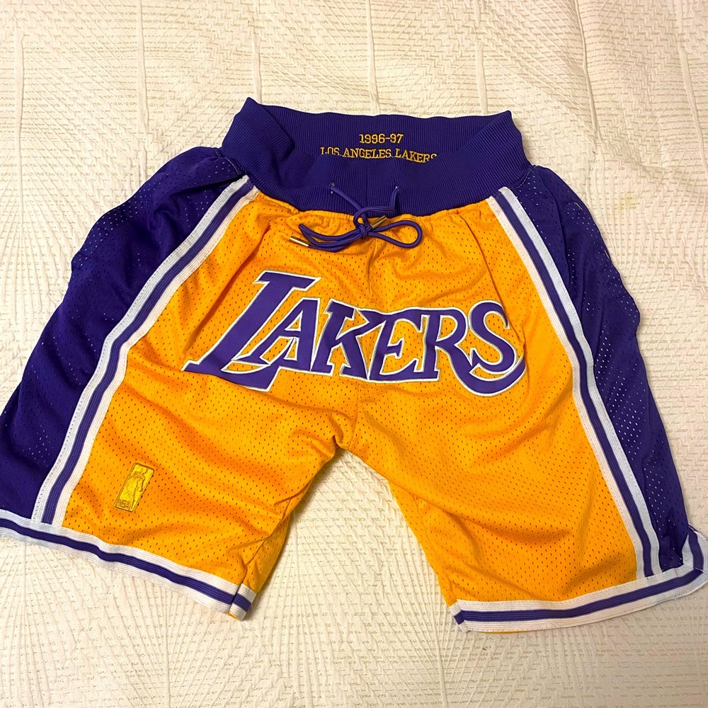 Just Don Lakers Basketball Shorts ~ 1996-1997